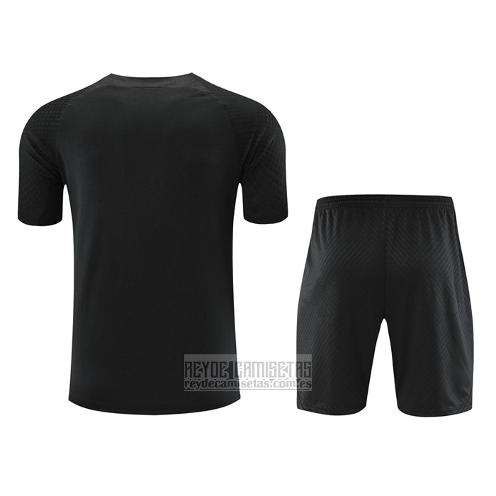 Chandal del Paris Saint-Germain Manga Corta 2022-2023 Negro - Pantalon Corto